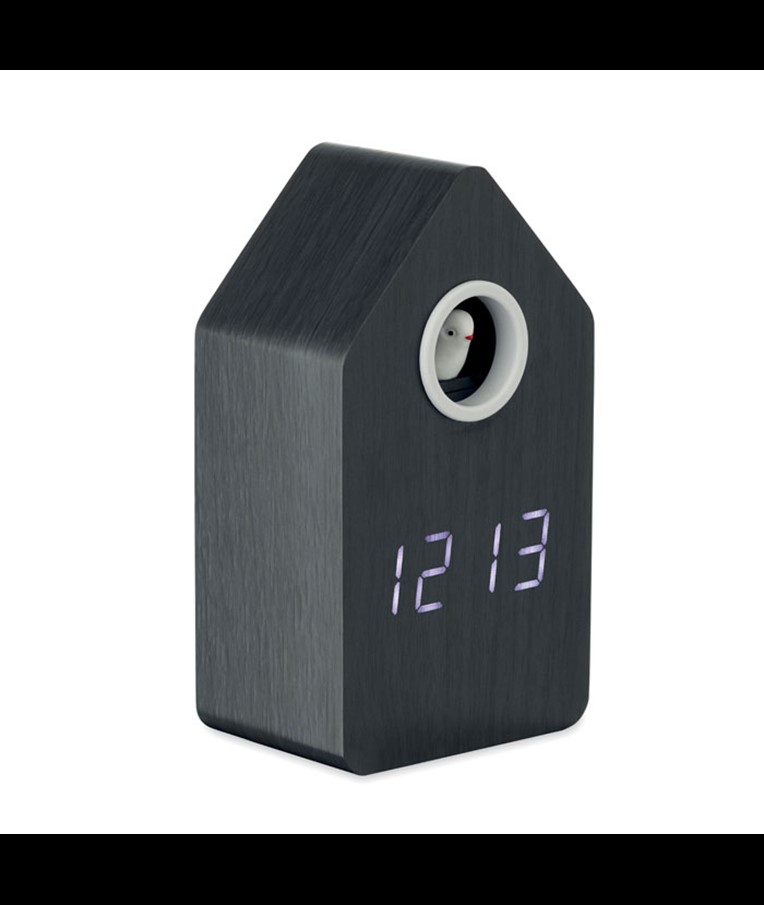 RELOJ DESPERTADOR CUCO DE MDF CUCKOO BIRD