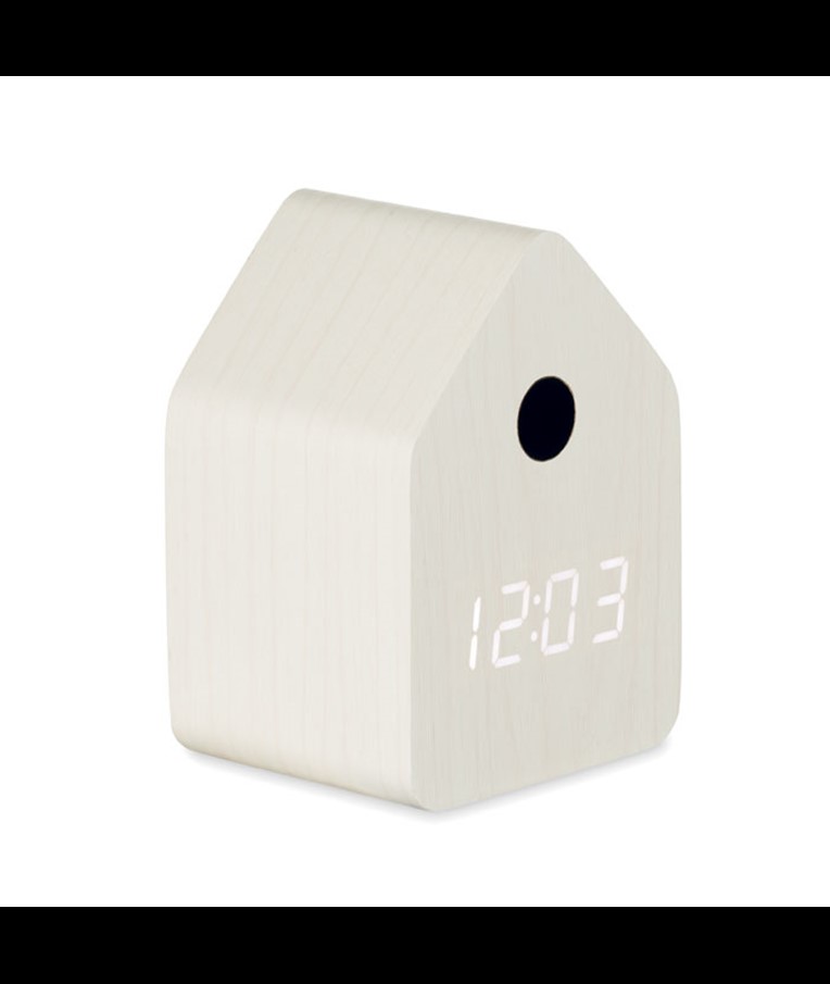 RELOJ DESPERTADOR CUCO DE MDF CUCO