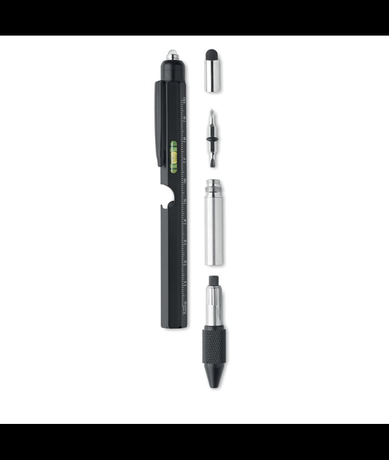 RETOOL-BOLÍGRAFO DE NIVEL DE BURBUJA CON REGLA