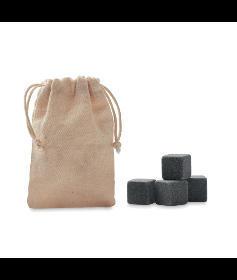 ROCKS - 4 STONE ICE CUBES IN POUCH