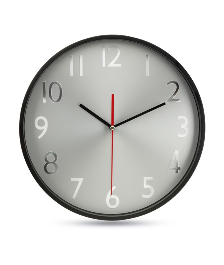 RONDO - RELOJ PARED ESFERA PLATEADA