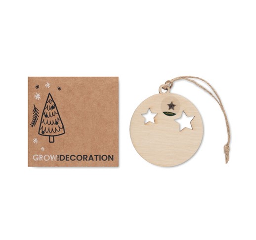 ROSEED - WOODEN BAUBLE SHAPE HANGER