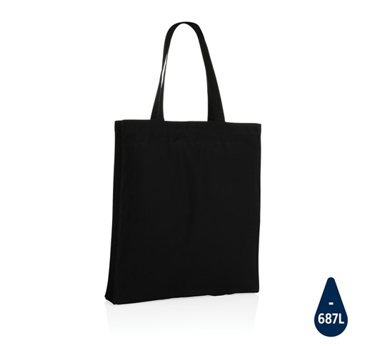SAC TOTE EN COTON RECYCLÉ AVEC FOND AMOVIBLE IMPACT AWARE™