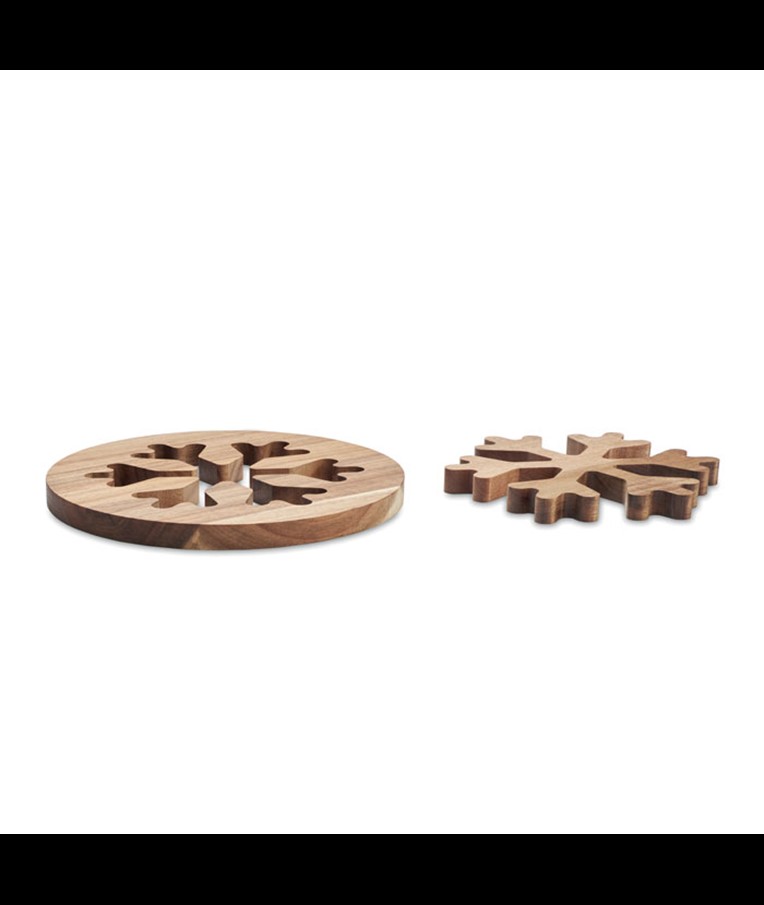 SCAGLIA - TOPFUNTERSETZER AKAZIENHOLZ