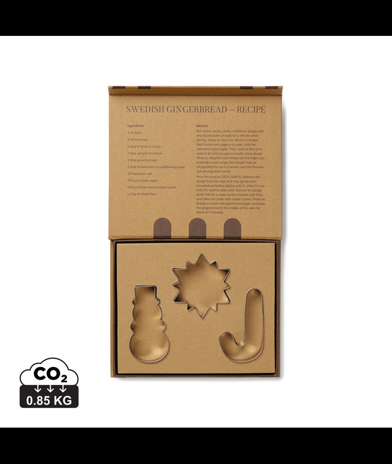 SET 3 CORTADORES DE GALLETAS VINGA CLASSIC