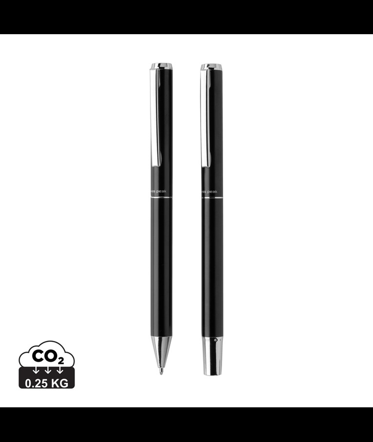 SET BOLÍGRAFOS CEDAR ALUMINIO RECICLADO RCS SWISS PEAK