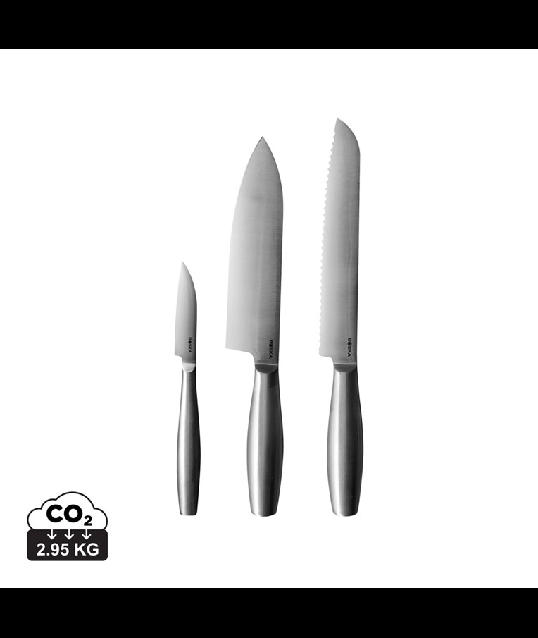 SET DE CUCHILLOS DE COCINA COPENHAGEN DE BOSKA, SET DE 3