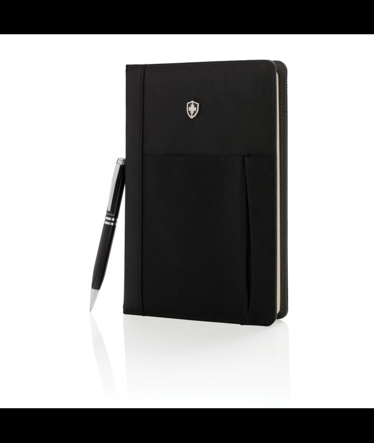 SET DE LIBRETA SWISS PEAK INTERCAMBIABLE CON BOLÍGRAFO