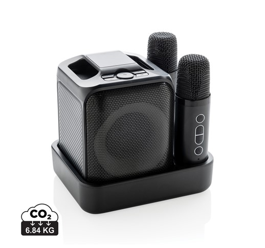 SET KARAOKÉ AVEC DOUBLE MICRO EN PLASTIQUE RCS SINGVIBE