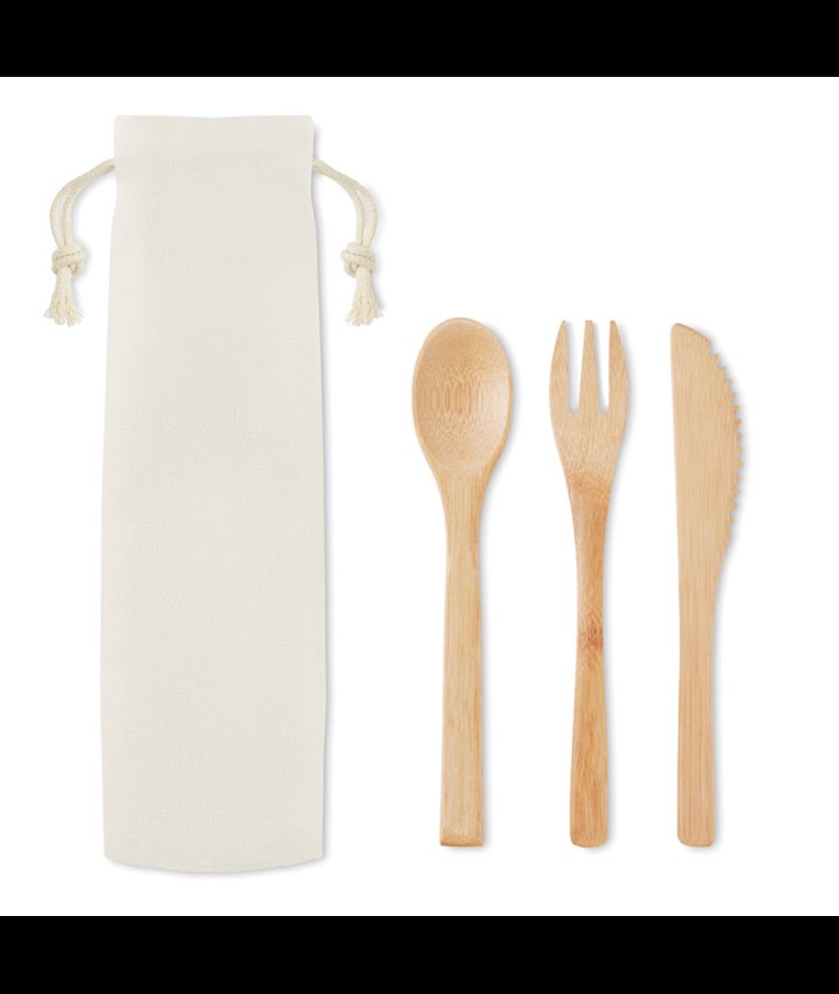 SETBOO - SET DE CUBIERTOS DE BAMBÚ.