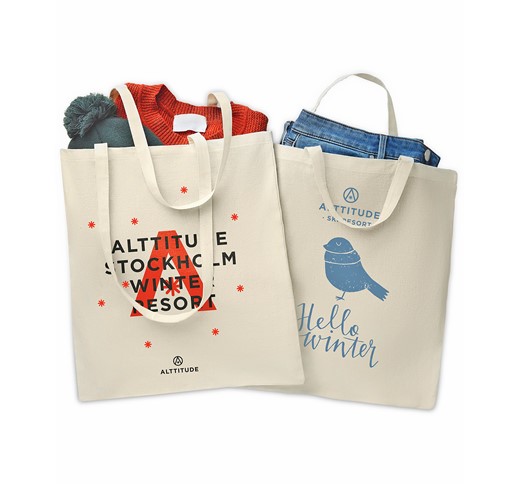SHOPPING BAGS WITH PRINT - SPECIAL OFFER