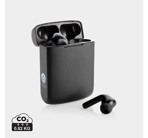 SKYWAVE RCS RECYCLED PLASTIC SOLAR EARBUDS
