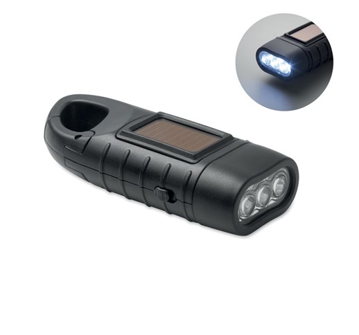 SLUZ - SOLAR TORCH WITH DYNAMO CRANK