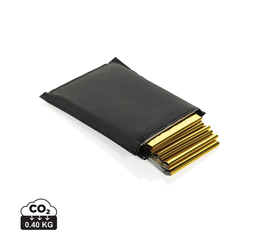 SOLRA-RETTUNGSDECKE IN RCS-TASCHE AUS RECYCELTEM RPET