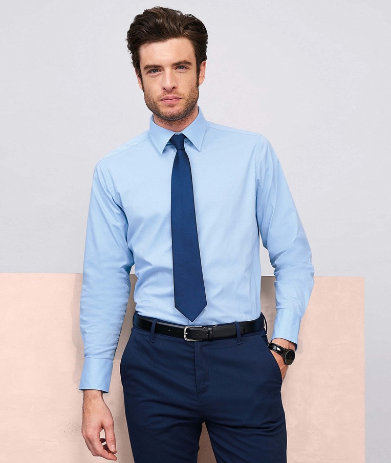 SOL'S BRIGHTON - LONG SLEEVE STRETCH MEN'S SHIRT