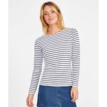 SOL'S MARINE WOMEN - LONG SLEEVE STRIPED T-SHIRT