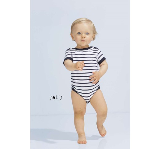 SOL'S MILES BABY - STRIPED BODYSUIT