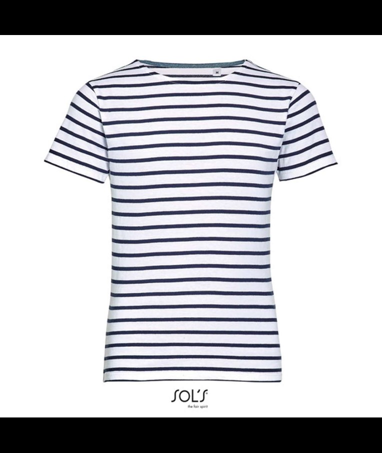 SOL'S MILES KIDS' - ROUND NECK STRIPED T-SHIRT