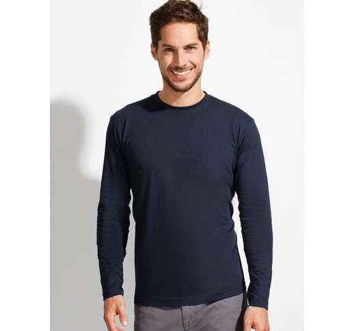 SOL'S MONARCH - MEN'S ROUND COLLAR LONG SLEEVE T-SHIRT