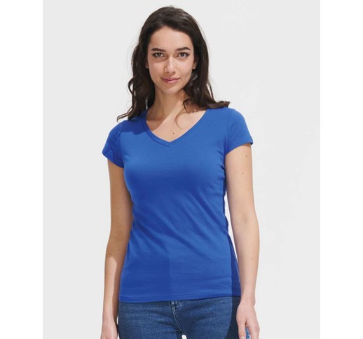 SOLS MOON WOMENS V-NECK T-SHIRT