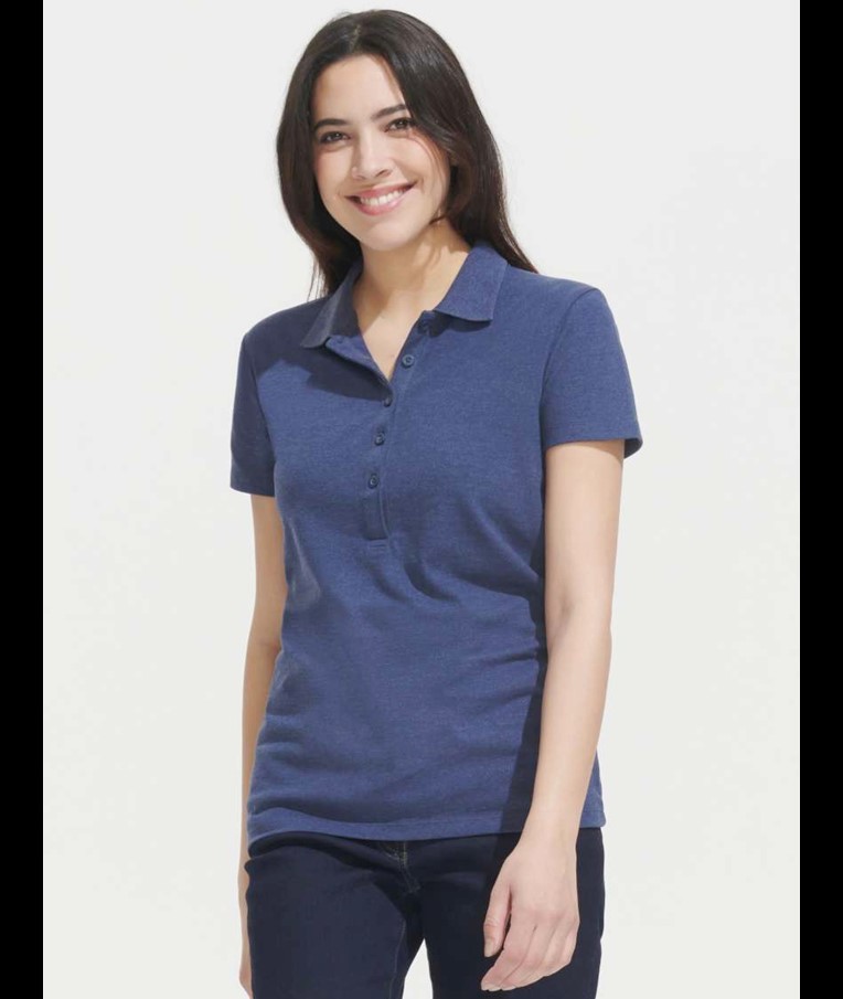 SOL'S PHOENIX WOMEN - COTTON-ELASTANE POLO SHIRT