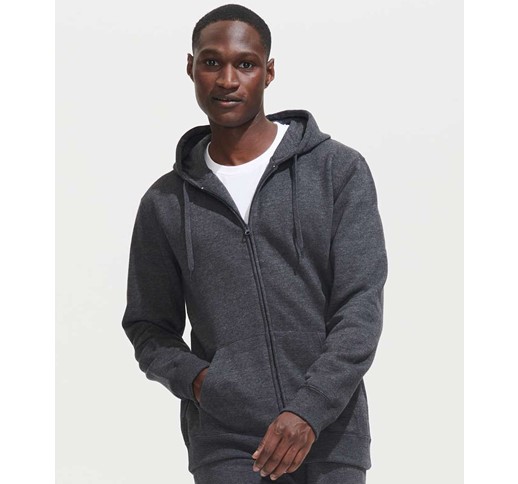 SOLS SEVEN MEN MENS CONTRASTED JACKET WITH LINING HOOD