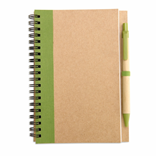 SONORA PLUS - RECYCLED PAPER NOTEBOOK + PEN 