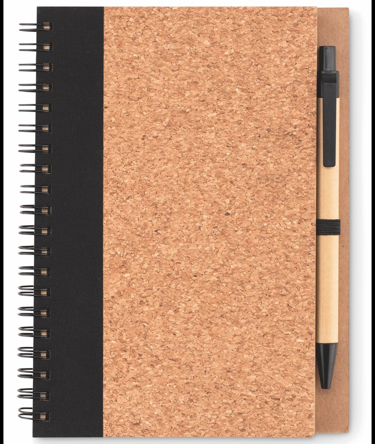 SONORA PLUSCORK - LIBRETA CON BOLÍGRAFO TAPA CORC