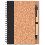 SONORA PLUSCORK - LIBRETA CON BOLÍGRAFO TAPA CORC