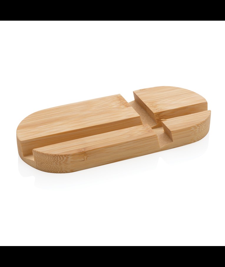 SOPORTE DE BAMBÚ PARA TABLET Y TELÉFONO