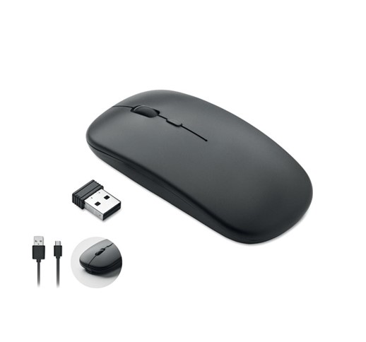 SOURIS SANS FIL RECHARGEABLE CURVY C