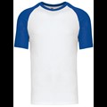 Contrast Baseball T-Shirt (Aqua Blue/White) for embroidery and printing -  Kariban - T-Shirts - StickX Textilveredelung