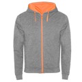 HEATHER GREY/FLUOR ORANGE