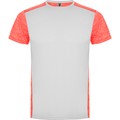 WHITE/HEATHER FLUOR CORAL