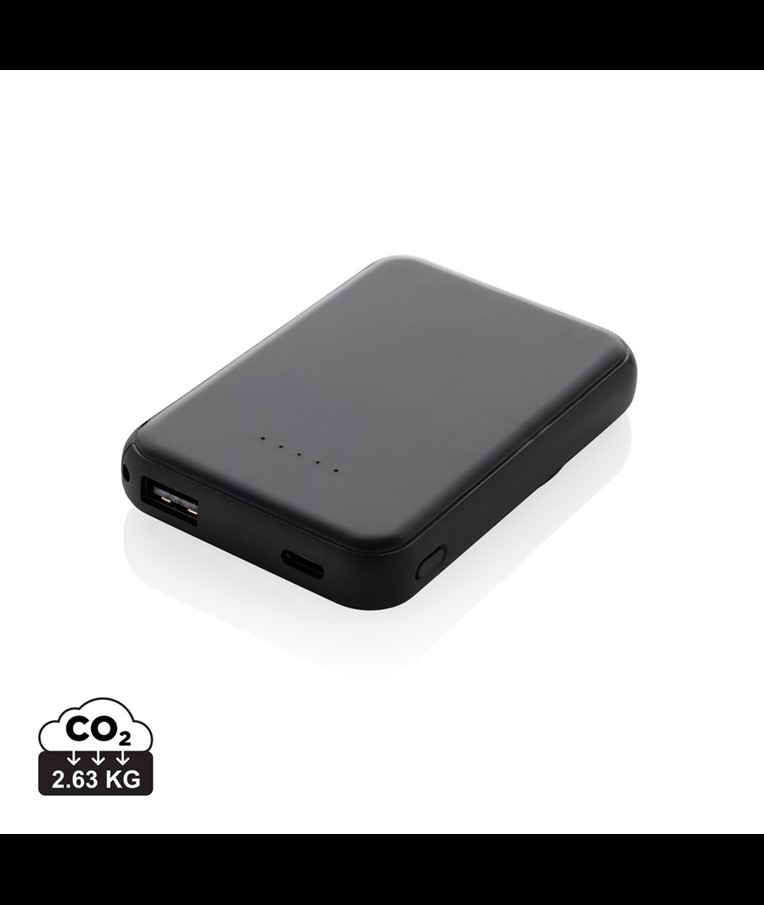 STELLAR 5.000MAH 5W MAGNETISCHE POWERBANK AUS RCS REC. ABS