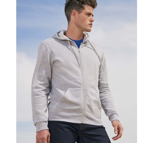 STONE UNISEX ZIP HOODIE