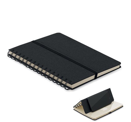 STRATA - A5 NOTEBOOK WITH PHONE HOLDER
