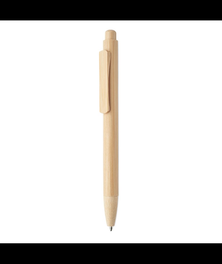 STYLO À BILLE AUTOMATIQUE MAMBO EN BAMBOU