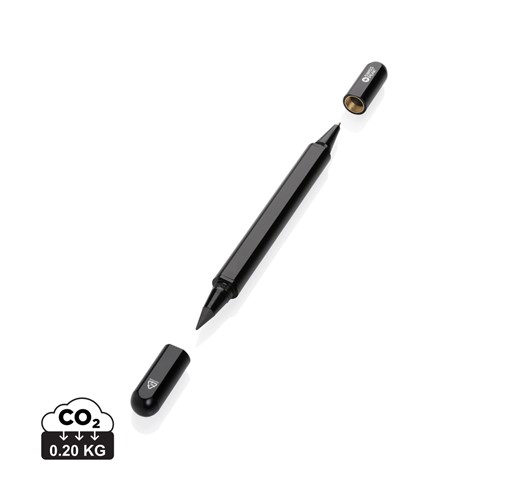 STYLO À DOUBLE POINTE EN ALUMINIUM RCS SWISS PEAK STORM