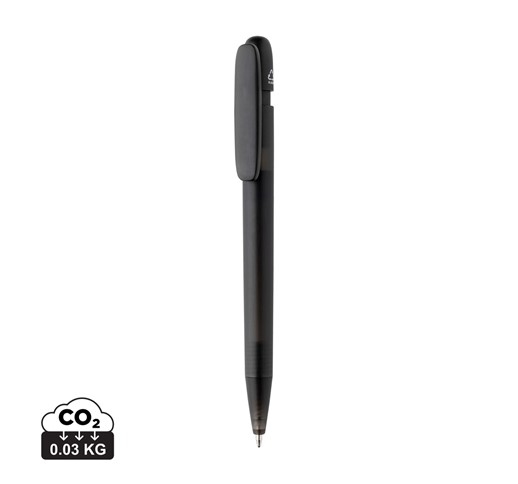 STYLO TRANSPARENT EN ABS RECYCLÉ ET CERTIFIÉ GRS DEVIN