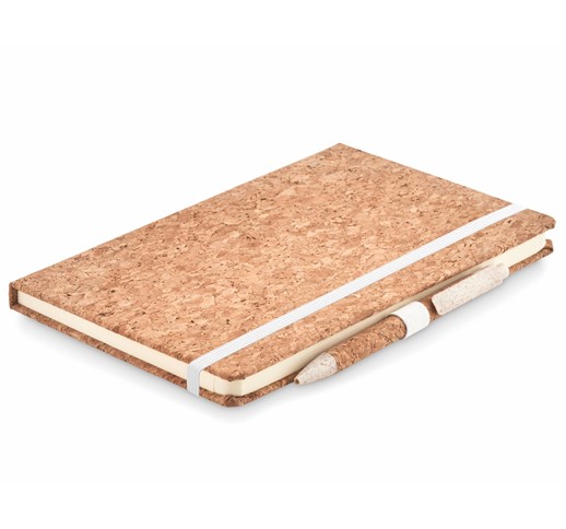 SUBER SET - A5 CORK NOTEBOOK AND PEN SET