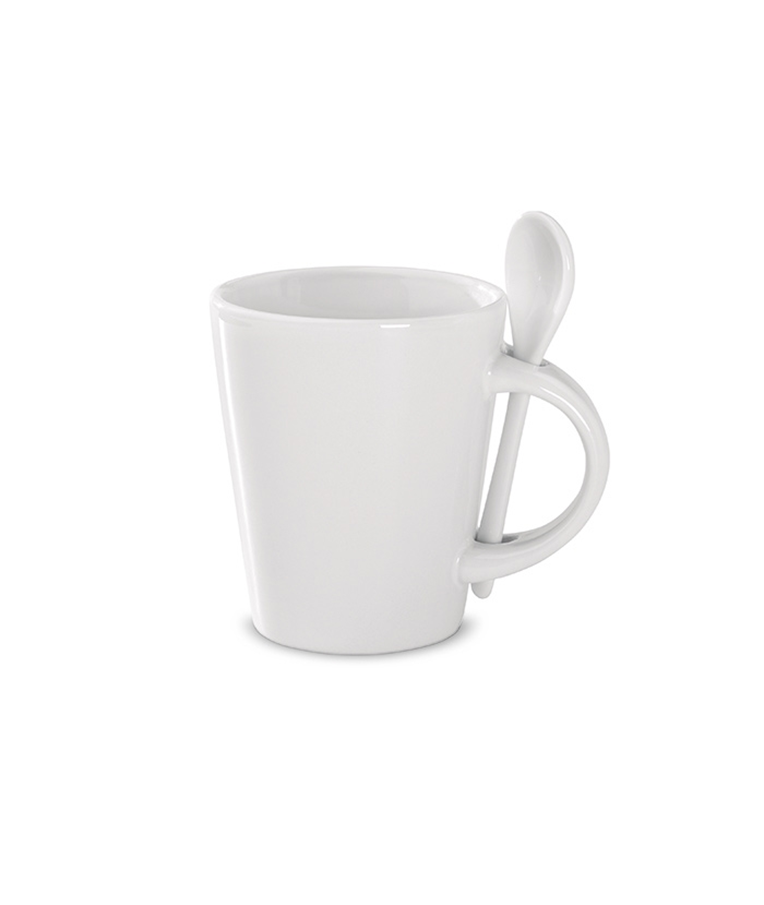 SUBLIMKONIK - TAZA CON CUCHARA DE CERÁMICA.