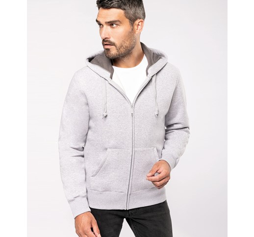 SUDADERA CON CAPUCHA Y CREMALLERA KARIBAN