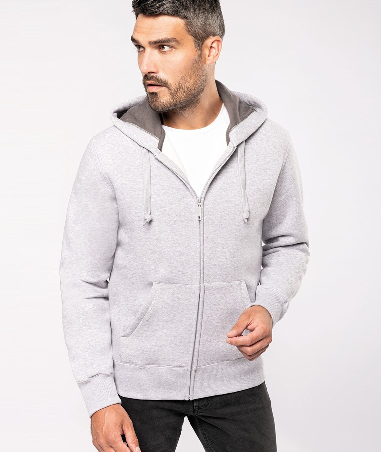 SUDADERA CON CAPUCHA Y CREMALLERA KARIBAN