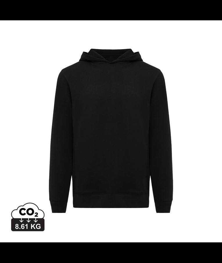 SUDADERA IQONIQ YENGO CON CAPUCHA ALGODÓN RECICLADO