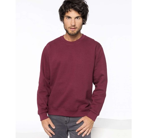 SWEATSHIRT MIT RUNDHALSAUSSCHNITT