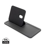 SWISS PEAK 3 IN 1 RCS RECYCLED PU WIRELESS CHARGER DESK TRAY