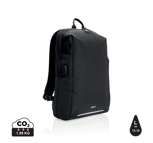 SWISS PEAK AWARE™ RFID AND USB LAPTOP BACKPACK