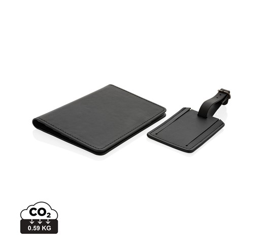 SWISS PEAK GRS RECYCLED PU TRAVEL GIFT SET