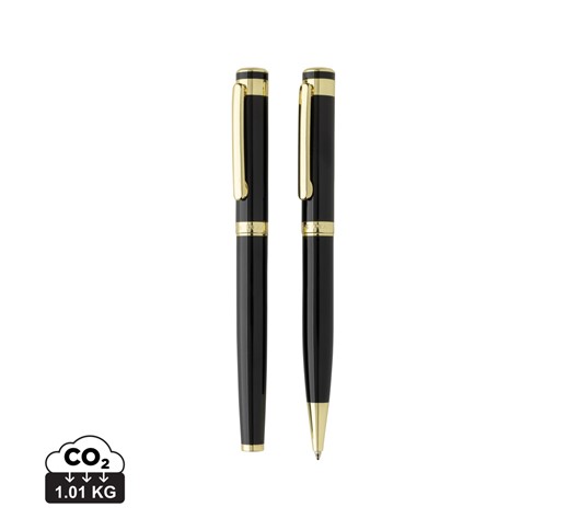 SWISS PEAK LUCA RCS RECYCLED BRASS DELUXE PEN SET